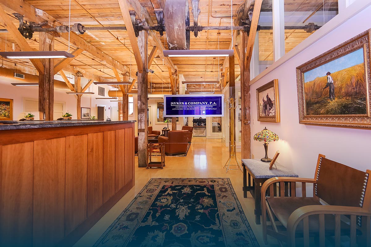 FirmProfile1B shot of Sykes & Company, P.A. office interior